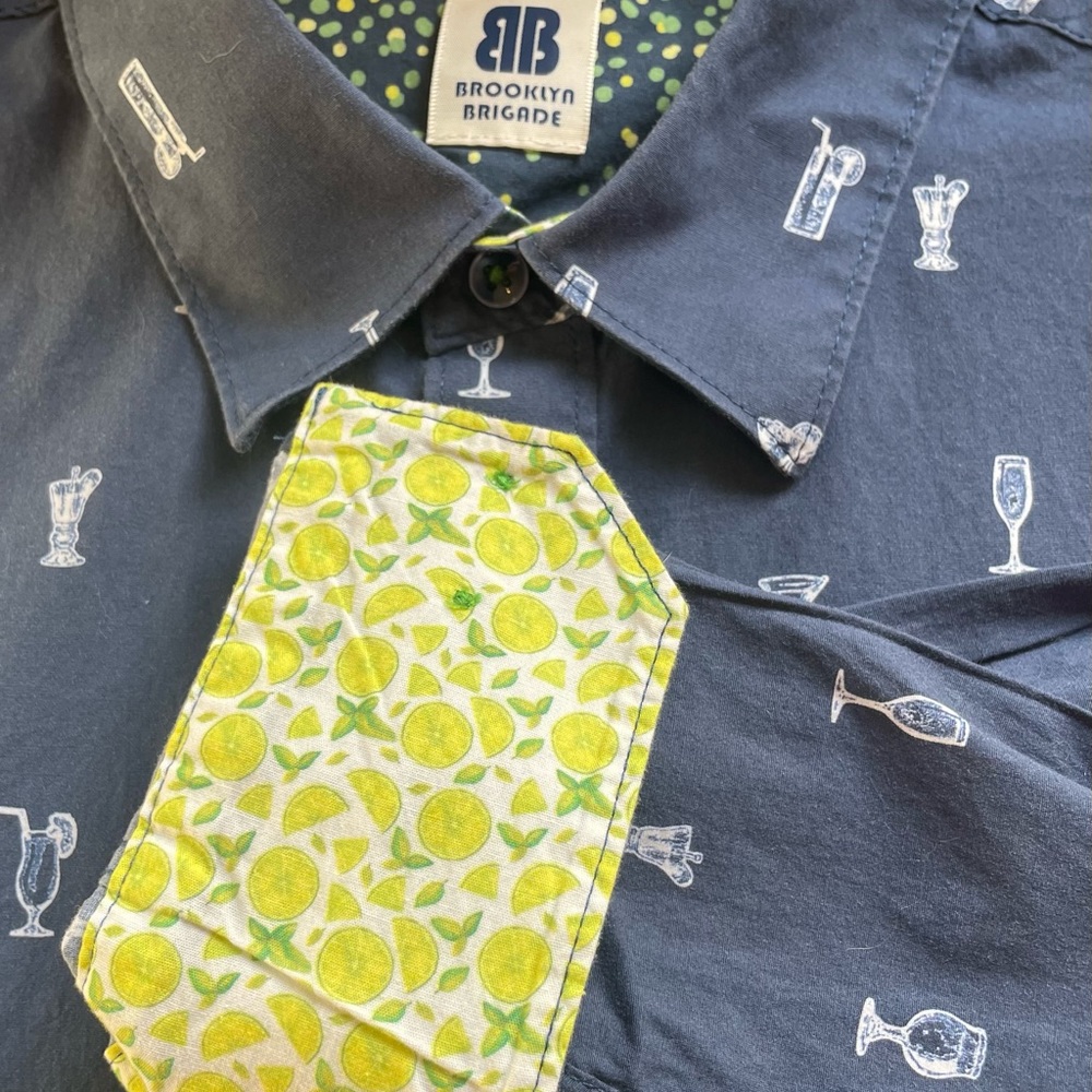 Brooklyn Brigade Men’s Button Down Shirt -XL
